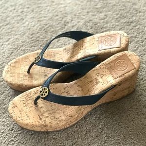 Tory Burch wedge sandals size 8.5